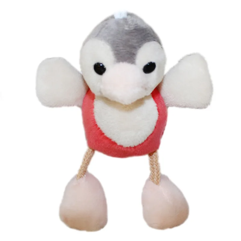 Cartoon Turtle Elephant Tiger Lion Animal Plush Keychain Hippo Raccoon Bear Bird Dog Walf Rabbit Chicken Monkey Toy ZLL | Игрушки и