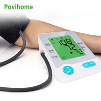 1set upper arm lcd digital blood pressure monitor electric power pressure gauge meter automatic tonnometer medical health care