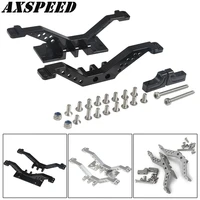 axspeed front rear axle 4 linkage link mount kit aluminum alloy axle convert to 4 link rig for 110 axial scx10 rc crawler car