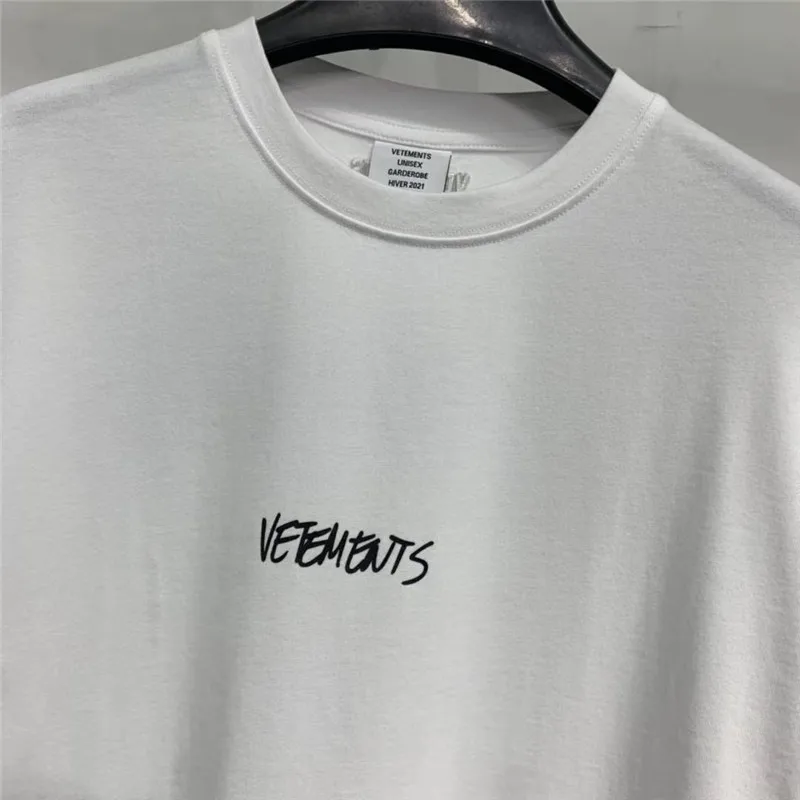 

Oversized Vetements T shirt Men Women 1:1 Best Quality Streetwear Vetements T-shirts Top Tees