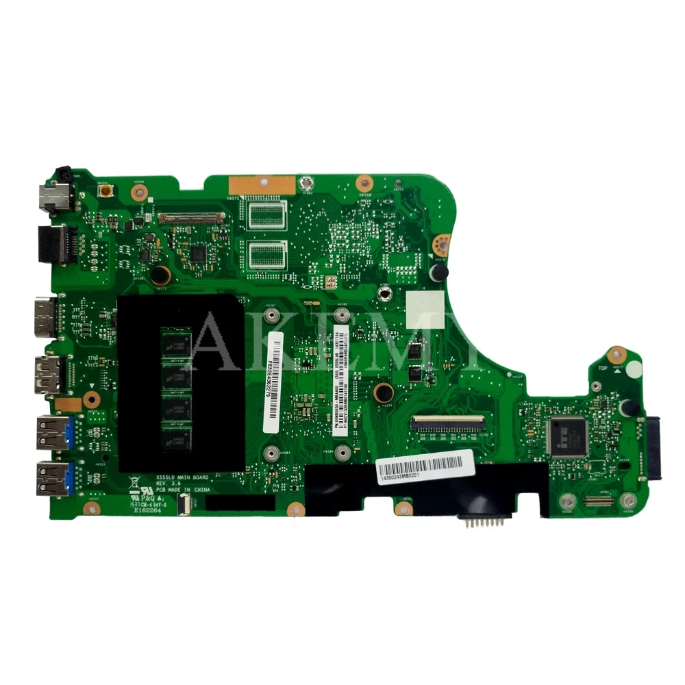 X555LD REV 3 6 X555LAB материнская плата для For Asus X555LJ X555LB X555LA X555L ноутбука тест Ok I5 5200U 4GB RAM