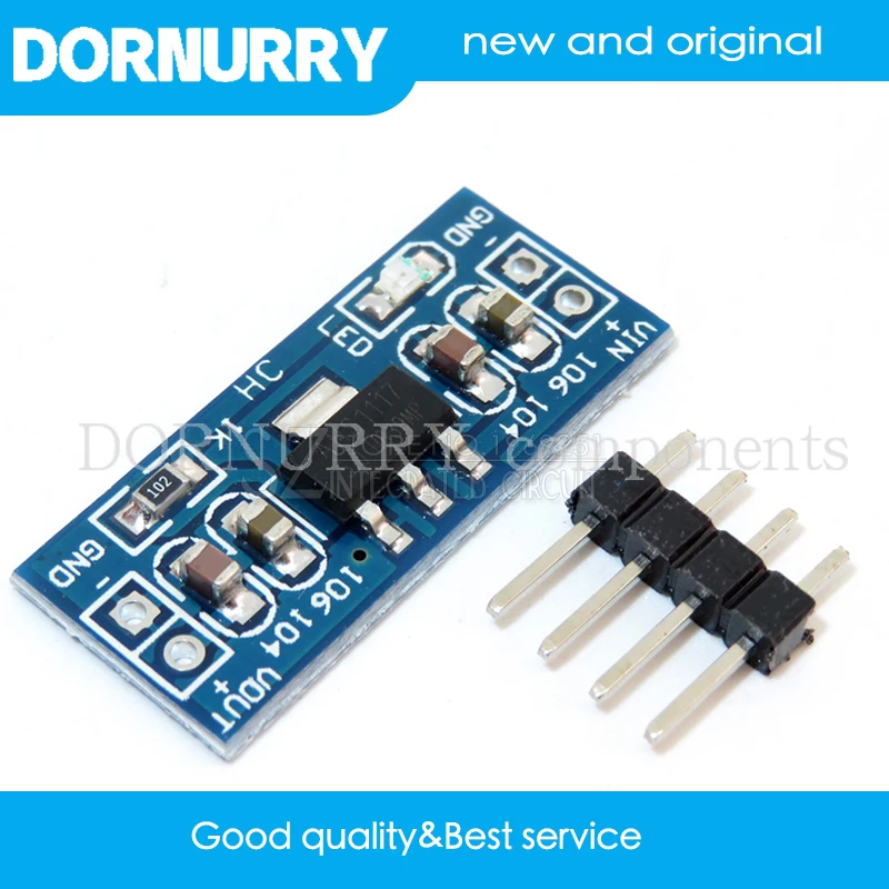 

AMS1117 5V DC-DC Step-Down Модуль питания AMS1117-5.0V модуль питания LDO 800MA DORNURRY