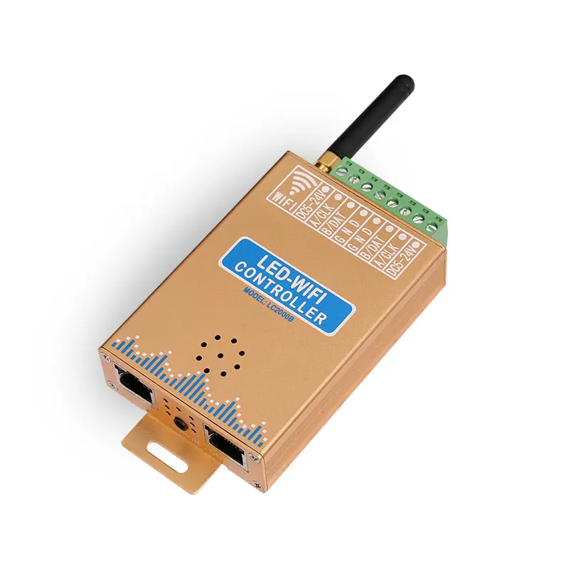 Светодиодный Wi Fi пиксельный музыкальный контроллер LC2000B 5 в 12 В 24 2811/2812 адресные