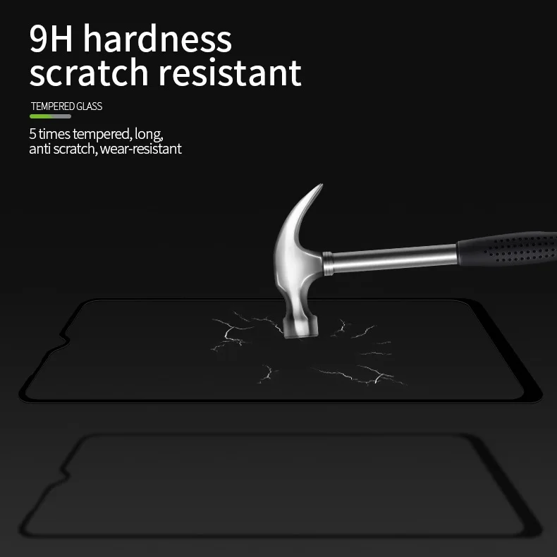 Закаленное стекло 9H с полным покрытием для Sony Xperia 5 Защитная пленка экрана