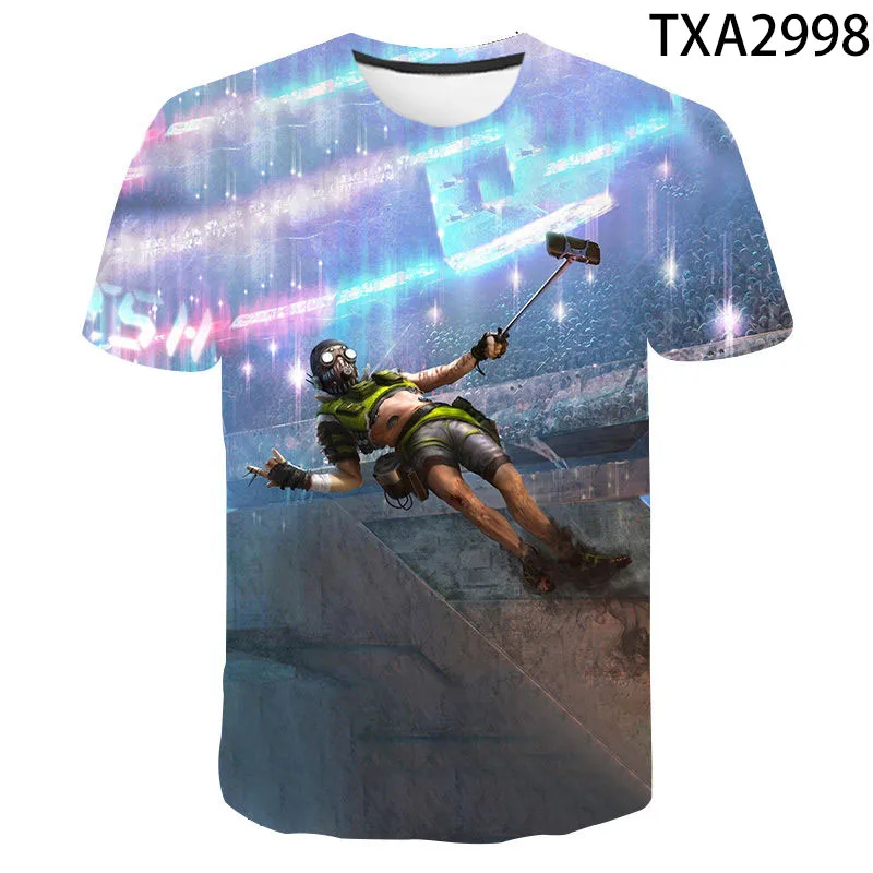 

The Newest Apex Legends 3D Printed Tshirt Men Women Casual T-Shirt Men/Unise Streetwear 3D Tshirt Children Cotton Cute Tee