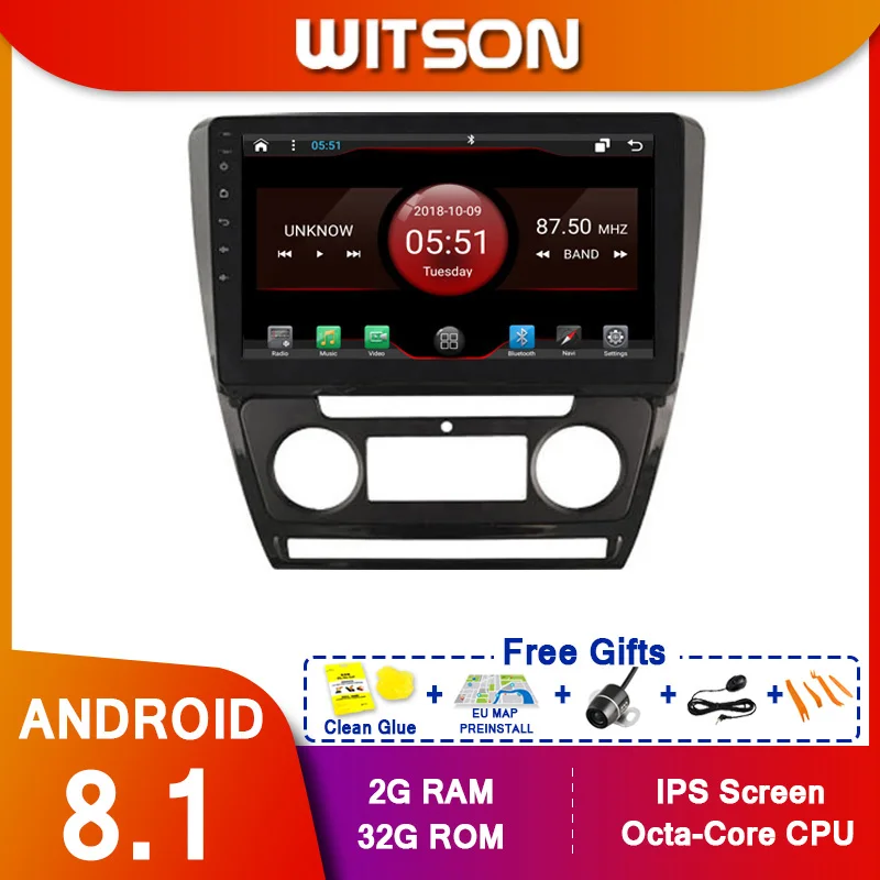 WITSON 10 2 &quotFULL HD сенсорный экран Android 0 Восьмиядерный Автомобильный GPS