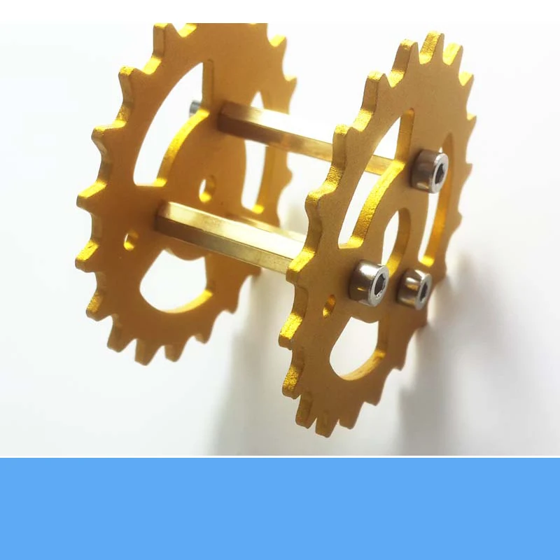 Металлическое амортизирующее колесо внешнее с внутренним диаметром 4 мм/5 мм/6 мм