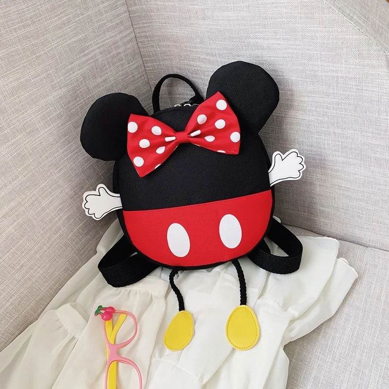 

Disney и принтом с героями мультфильмов «Микки» и «Минни» Детская сумка рюкзак От 3 до 6 лет Для мальчиков и девочек Детские нейлоновые сумки для детского сада школьные сумки