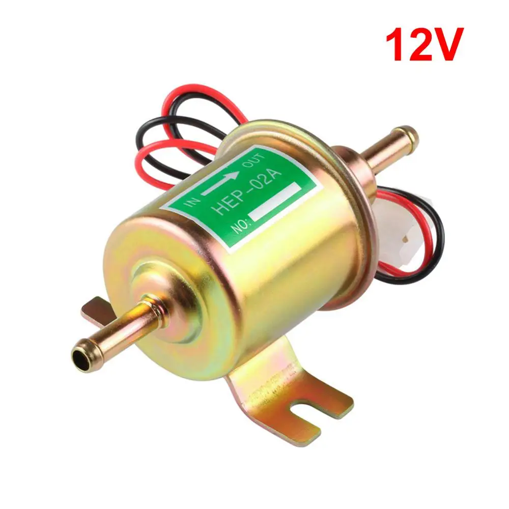 

Gas Diesel Fuel Pump Inline Low Pressure Electric Fuel Pump Professional Gold Electronic Diesel Pumps12V/24V