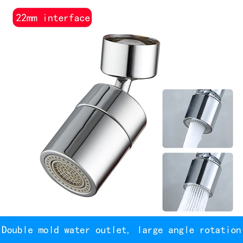 

360 Degrees Universal Splash Filter Faucet Spray Head Anti Splash Filter Faucet Movable Kitchen Tap Water Saving Nozzle Sprayer