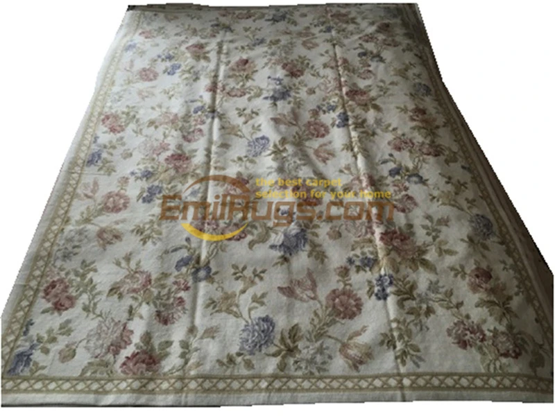 Сшитое вручную цветочное Needled одеяло античный китайский ручной работы шерстяной