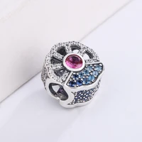 exquisite beautiful beads charm zircon pendant 925 sterling silver charms for women jewelry making diy fits pandora bracelet