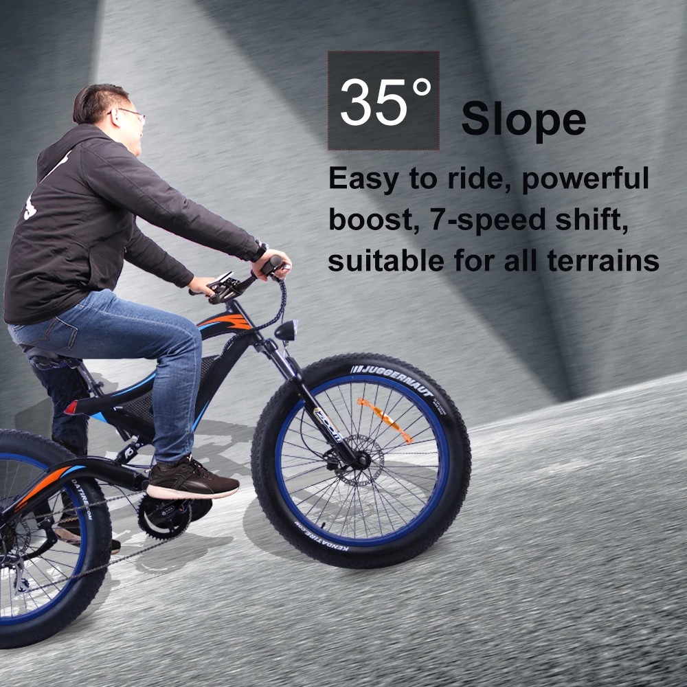 EZBIKE 26 дюймов 1000 Вт мотор электрический велосипед 48 В литиевая батарея электрический горный велосипед электрический Снежный велосипед e велосипед fat tire