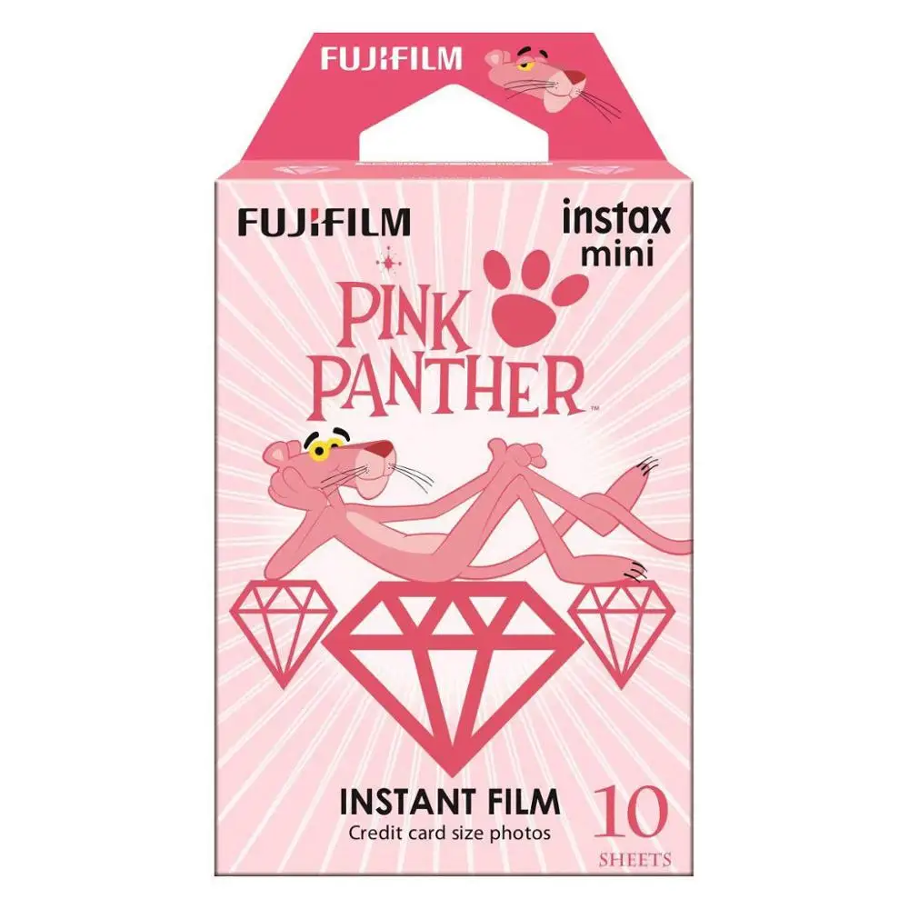 PANTHER Fujifilm 10 листов фильм монохромный Радуга макарун Микки Алиса для Fuji Instax Mini 7 8 9 50s 7s 90 25 поделиться SP-1 мгновенный - Цвет: PANTHER