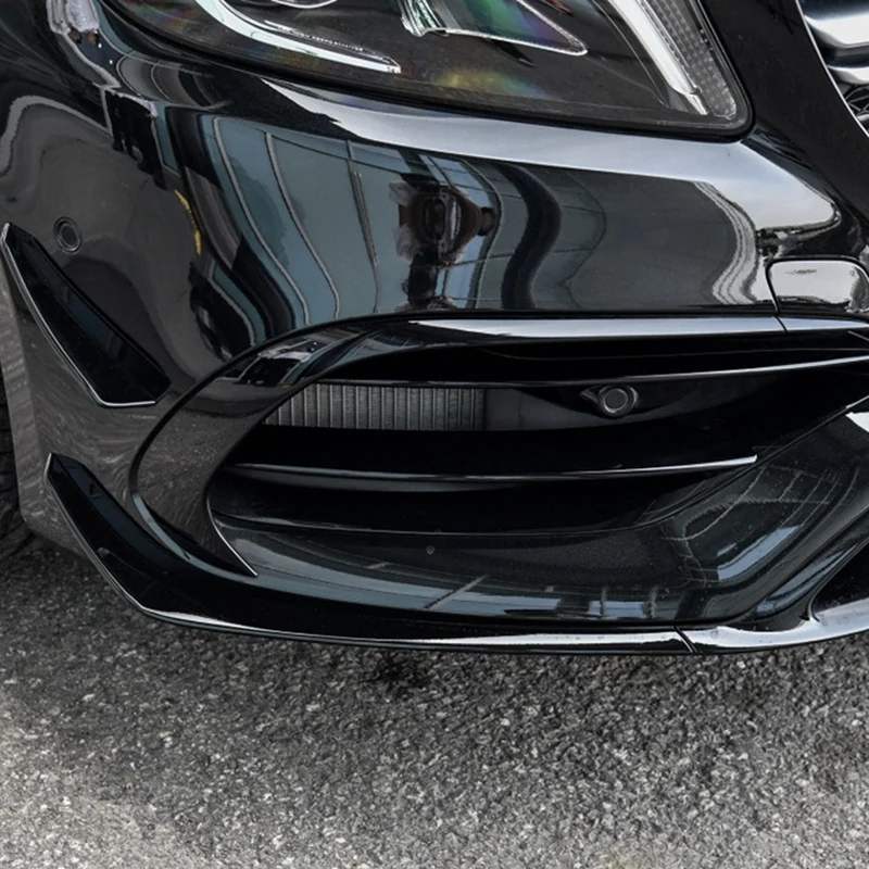 Передний бампер боковой воздушный нож спойлер для Mercedes Benz a класса W176 A180 A200 A220 A250