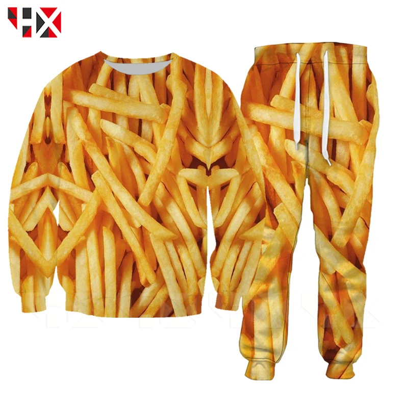 Осенний тренд HX толстовка с капюшоном в уличном стиле комплект повседневный