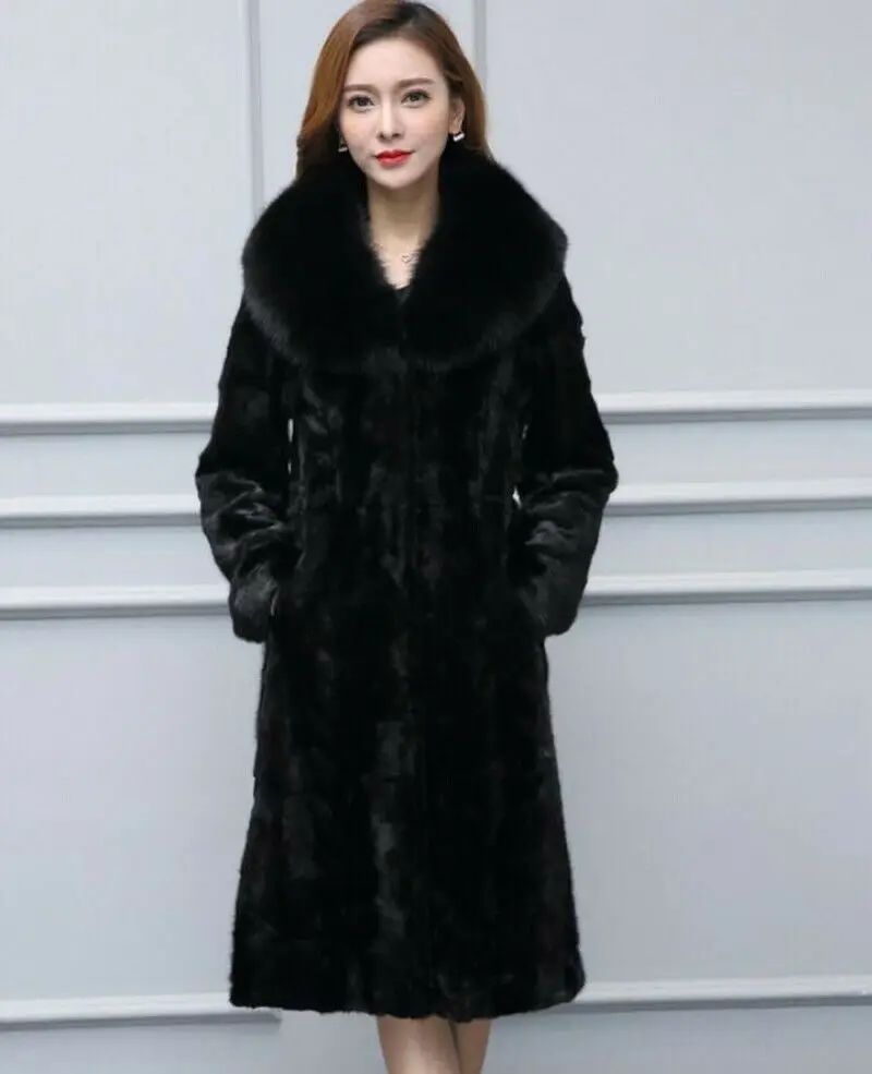 Большой Размеры S 6XL класса люкс Для женщин зимние сапоги с пышным искусственным