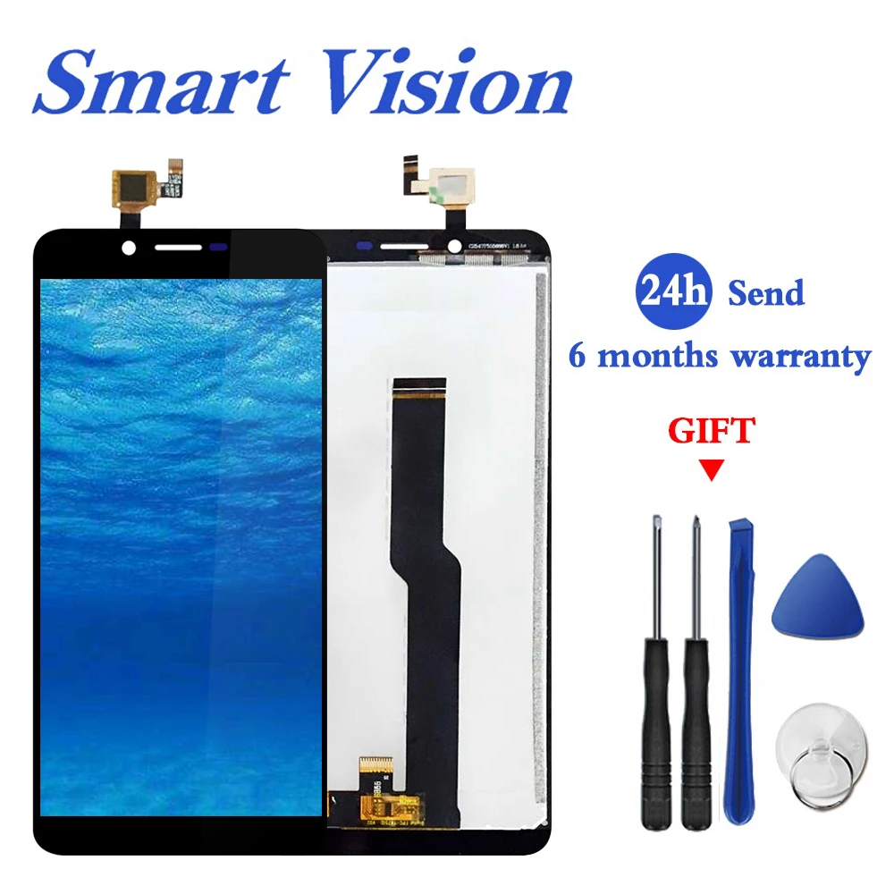 Для Doogee X60L ЖК дисплей + сборка сенсорного экрана Запчасти 5 дюймов Замена