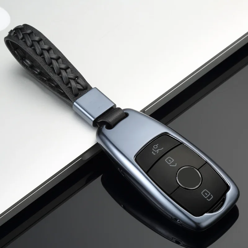 Автомобильный чехол для ключей из алюминиевого сплава Mercedes Benz E Class W213 W205 E200 E260 E300