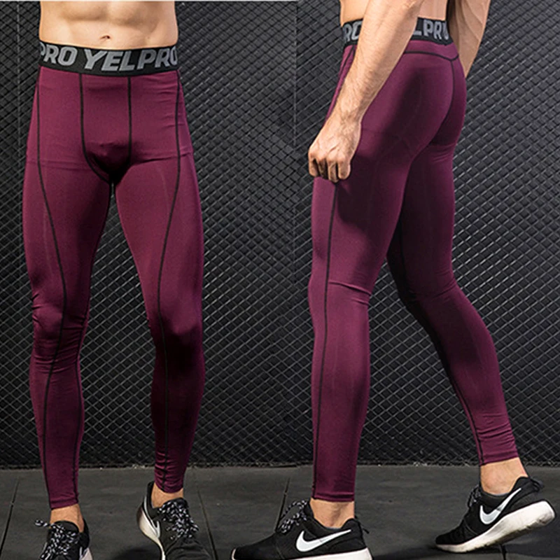 

Compression Leggings Running Sports Pants Training Tights Quick Dry Trousers Workout Gym Yoga Bottoms Fitness Trousers Sportswea