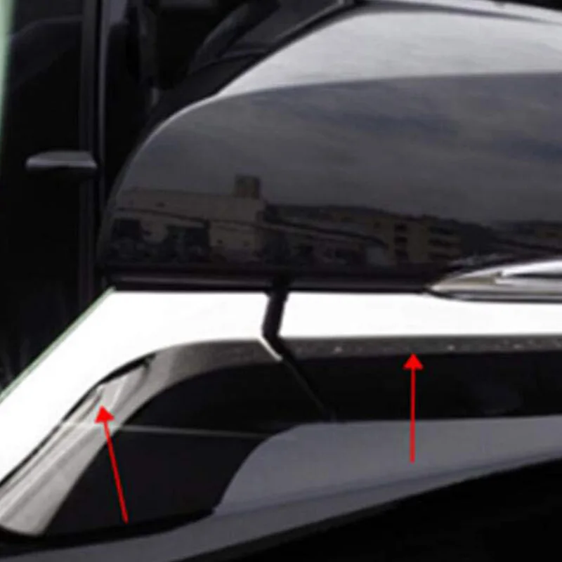 4 шт. ABS хромированное боковое зеркало заднего вида декоративная накладка для Toyota