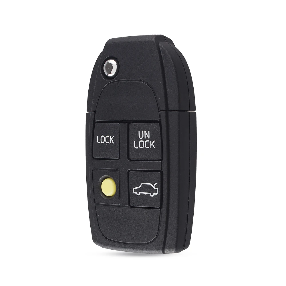 DANDKEY 4 кнопки для Volvo S40 V40 S70 C70 V70 S80 чехол дистанционного управления откидной складной ключ пустой Складной флип-ключ дистанционного управления