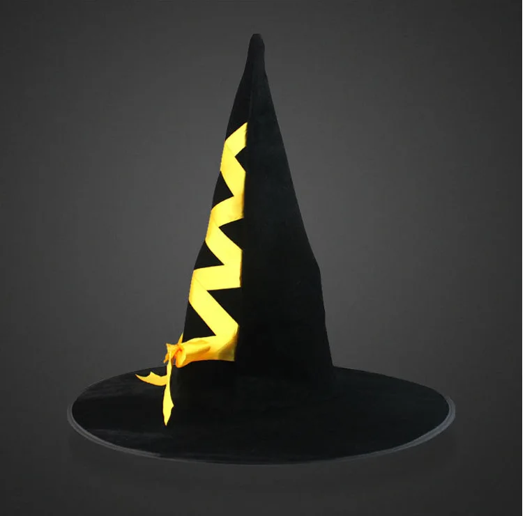 Шляпы Witch маскарадная Панама лента Шляпа Волшебника головные уборы для вечеринки