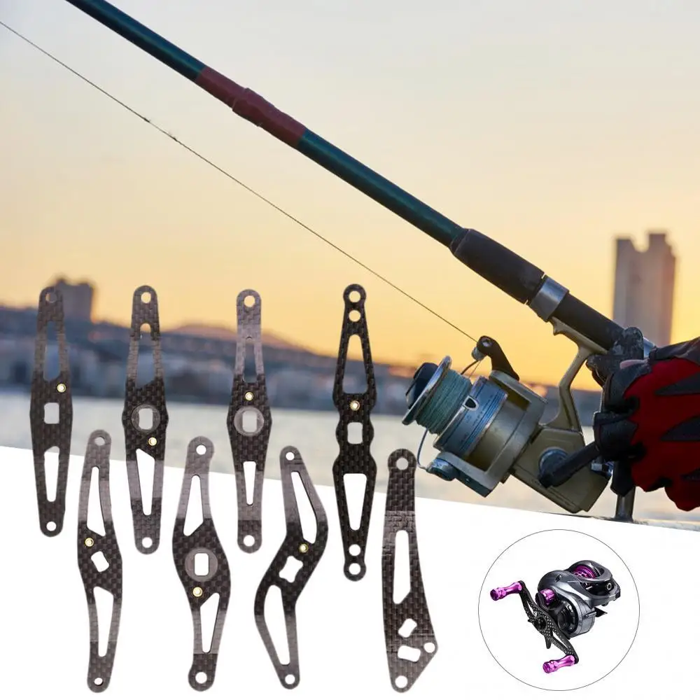 

Anti-corrosion Carbon Fiber Knob Rocker Grip Fishing Reel Handle Tackle Tool