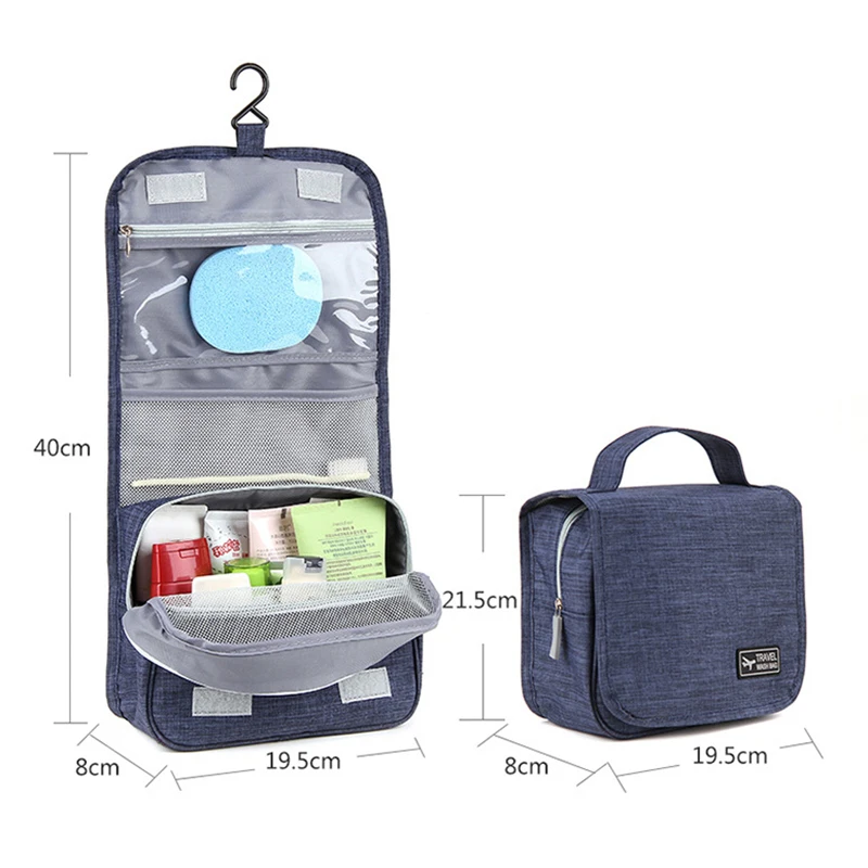 

High Quality Women Makeup Bags Waterproof Foldable Travel Cosmetic Bag Portable Travel Toiletry Bag Hanging Bathroom Wash Bag