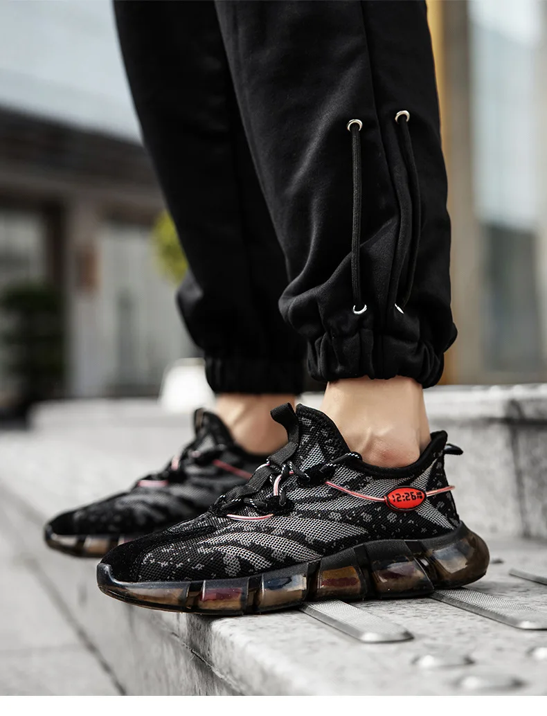 

Brand New Men Sneakers Fashion Spring Summer Comfortable Breathable Knit Mesh Casual Sport Shoes Leisure Trainers 3 Colors