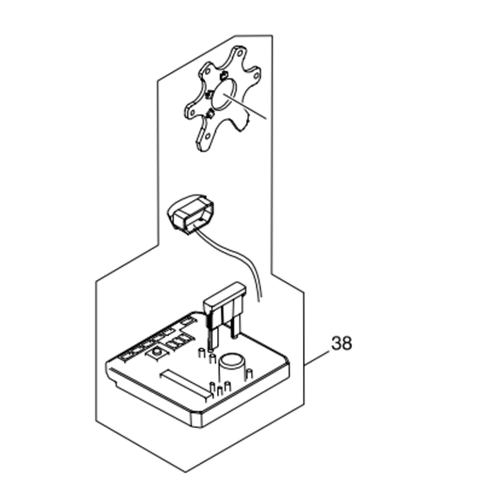 Панель управления для MAKITA DTW180 620743-4