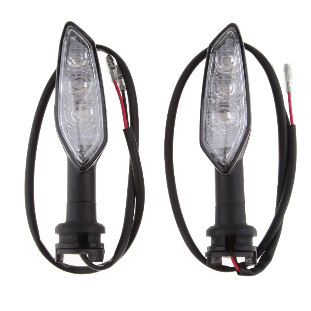 1 пара 12В LED Янтарный указатель поворота Индикатор мигалки для YAMAHA MT 01 25 03