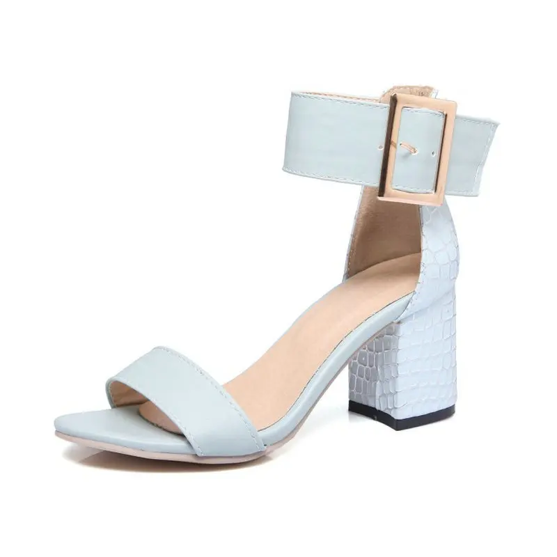 ZawsThia/летние женские туфли с открытым носком белые синие розовые свадебные