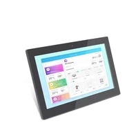 14 inch android wall mount touch screen all in one open frame computer with rj45 poe function