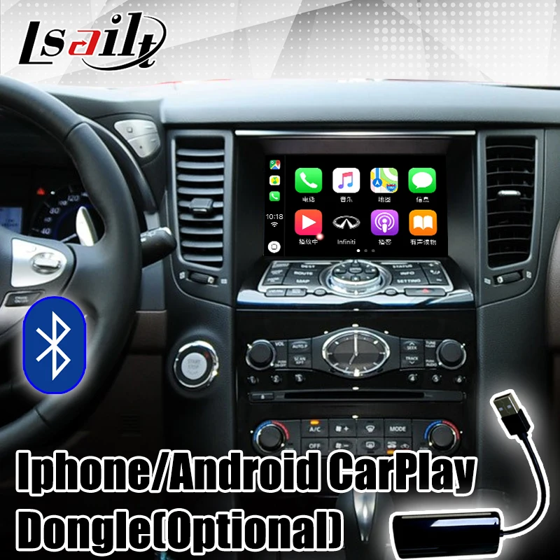 Android Автомобильный gps навигатор LVDS видео интерфейс для Infiniti FX 35 FX37 FX50 Поддержка автоматического воспроизведения и Android Авто по Lsailt