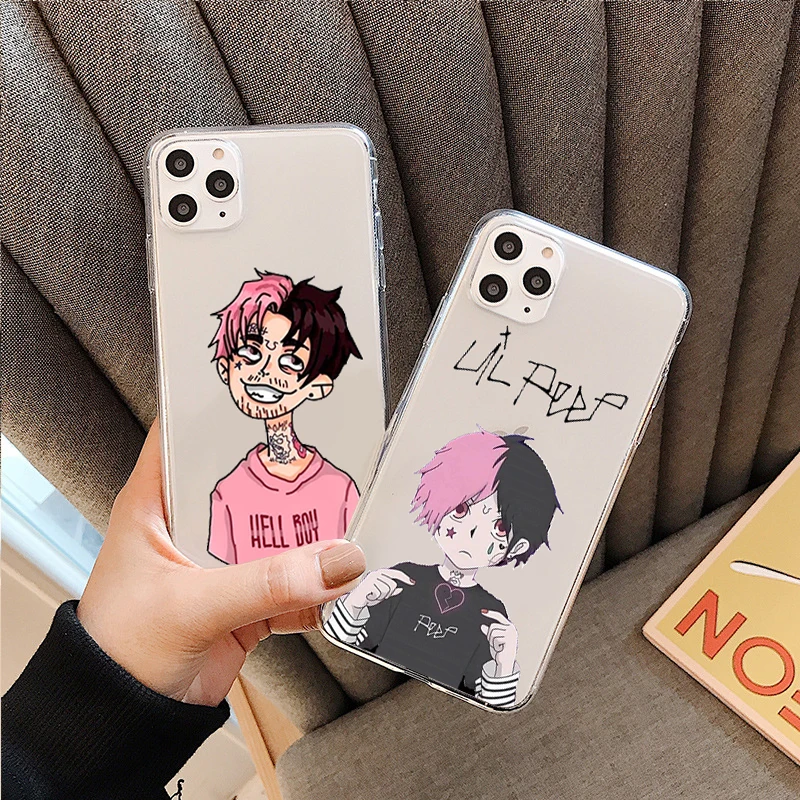 

Lil Peep Hellboy Love Silicone Back Cover Case For iPhone X XS MAX XR 8 7 6S Plus XS 12 11 Pro MAX 12Mini Phone Coque Capa Funda