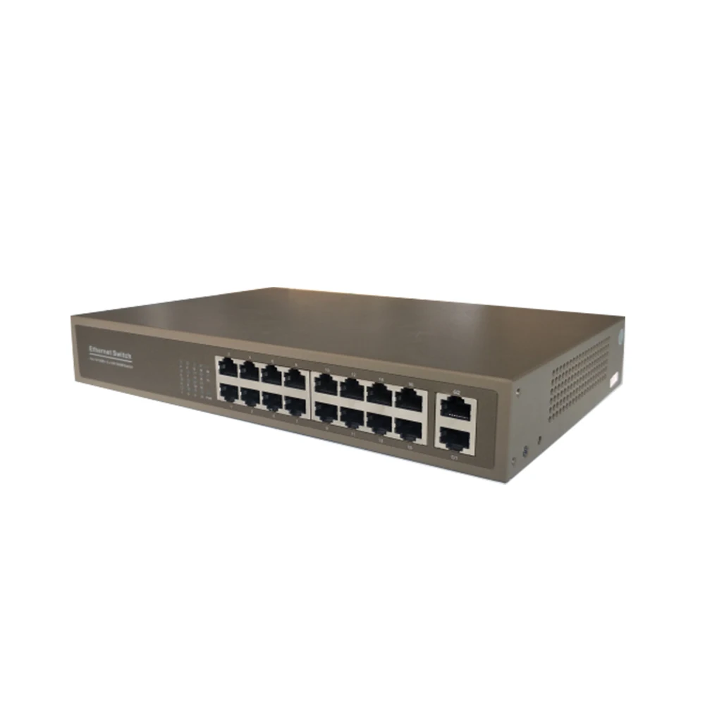 Сетевой коммутатор ONV H1218 16*10/100 Мбит/с порты RJ45 с автоматическим распознаванием +
