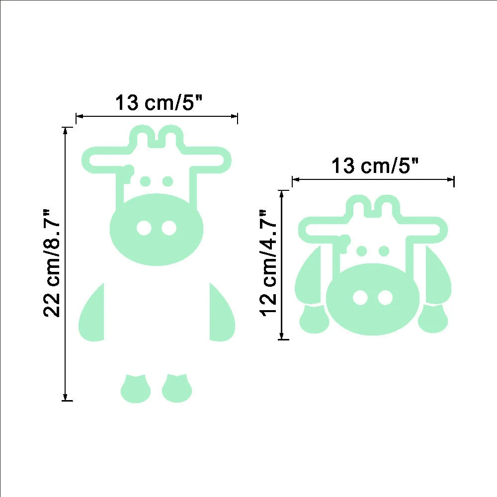 

Light Switch Sticker Cartoon Luminous Wall Sticker for Kids Rooms Decor Fluorescent Cat Art Decal Glow in the Dark Stickers