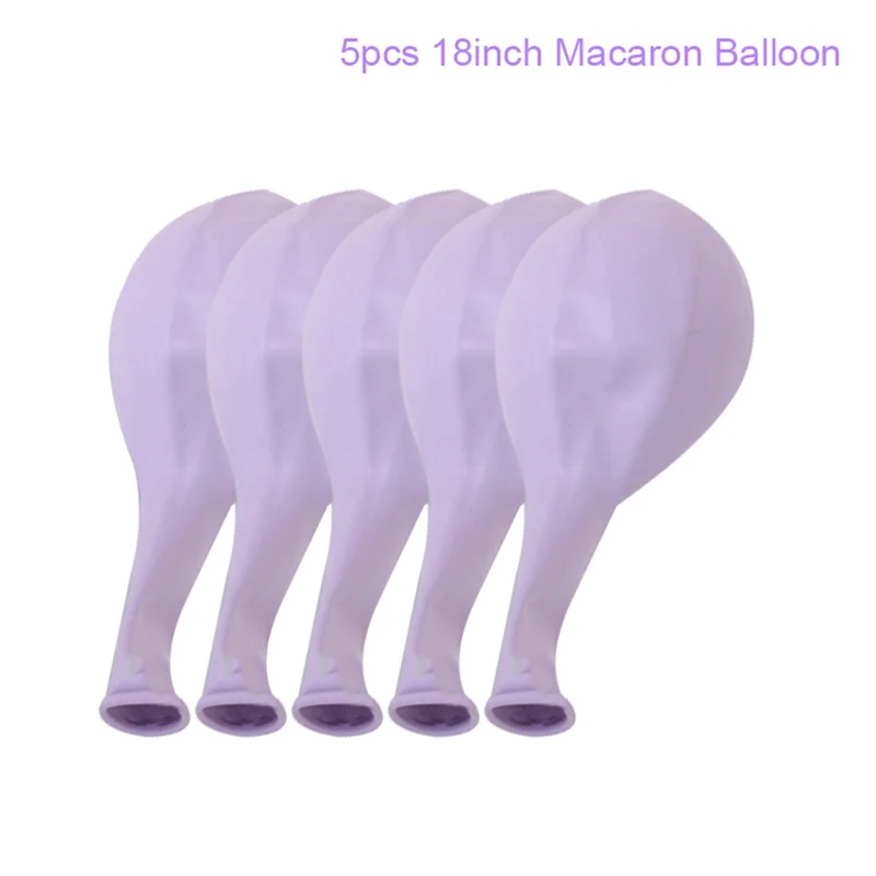 5pcs 18inch purple Staraise, прозрачная коробка с именем, для девочек и мальчиков, украшения для детского душа, для первого дня рождения, Декор, подарок, принадлежности для детского душа - Цвет: 5pcs 18inch purple