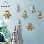 Настенная вешалка для ключей Strongwell Ins, в скандинавском стиле, с 3D крючком для птиц, из смолы, для спальни, пальто, украшение для дома