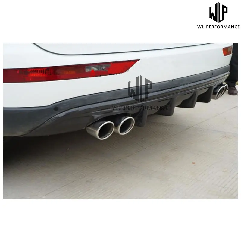 Q5 высококачественный задний диффузор для губ из углеродного волокна с двойным