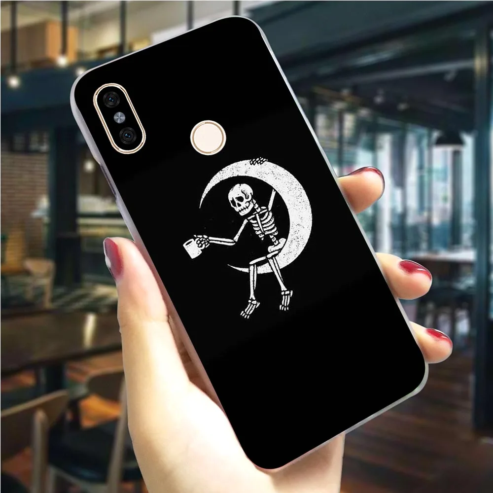 Чехол для телефона Mi A2 Lite Skeleton A God of Death чехол A1 5X 6X 6 8 9 9se Mix 2S 9T Pro CC9E CC9 A3 Pocophone