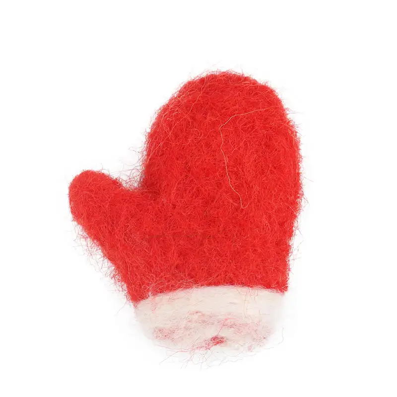 

2PCs Christmas Sock Glove Wool Felt Poke DIY Kits Craft Sewing Toy Kids Children Scarf Accessories Bag Backpack Decor