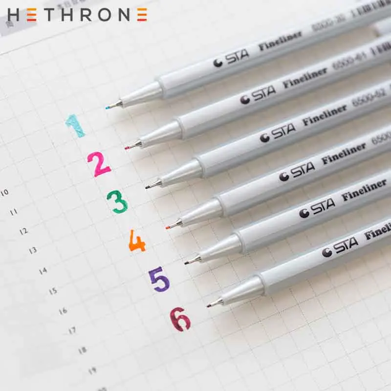 Hethrone 25 шт./компл. блестящая светящаяся авторучка цветная с острым художественным