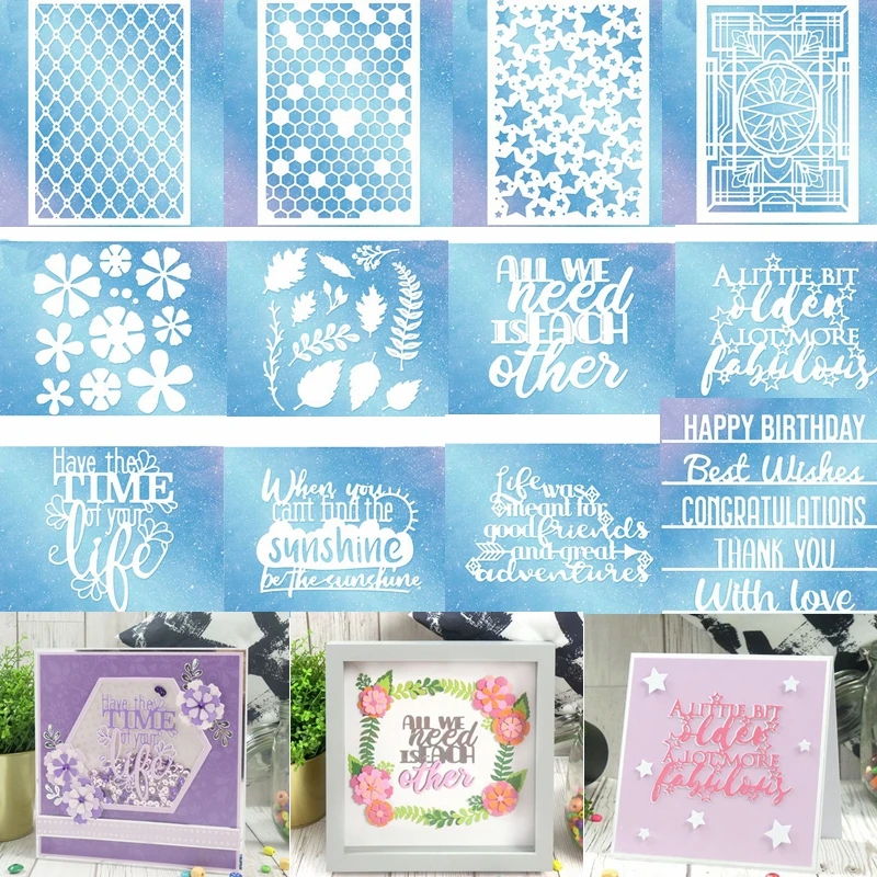 Металлические пресс формы крошечные цветы прямоугольная рамка с наилучшими