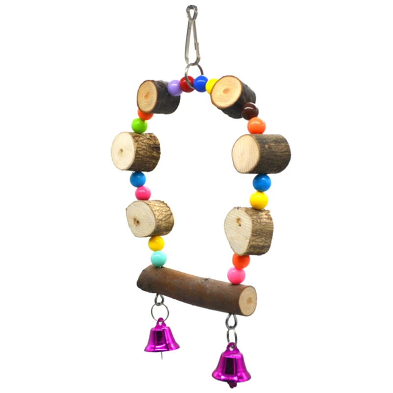 

Birds Toy Pet Bird Parrot Cage Decoration Hut Nest Bird Toys Hammock Swing Toy Hanging Toy Pet Supplies