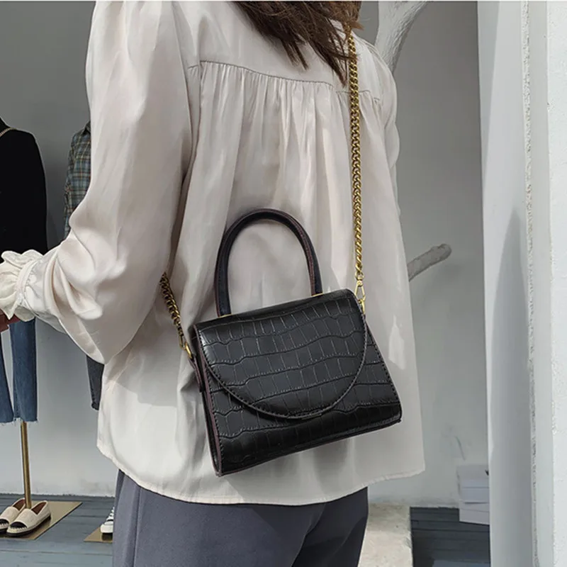 Новые маленькие сумки с каменным узором женские через плечо 2020 модная сумка