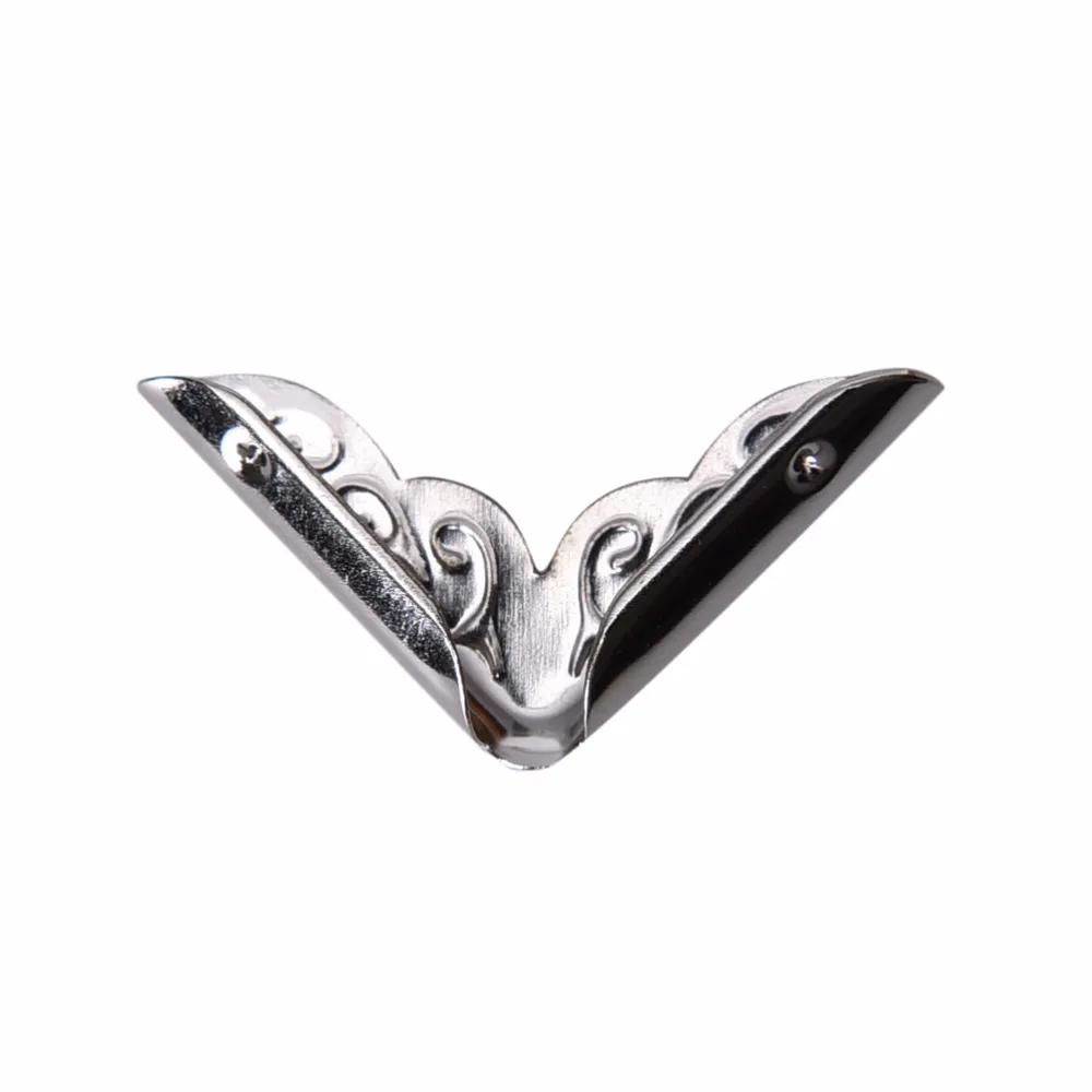 

12PCS New Decorative Antique Jewelry Gift Box Wooden Case Book Scrapbooking Photo Albums Menus Folders Collar Corner Protector