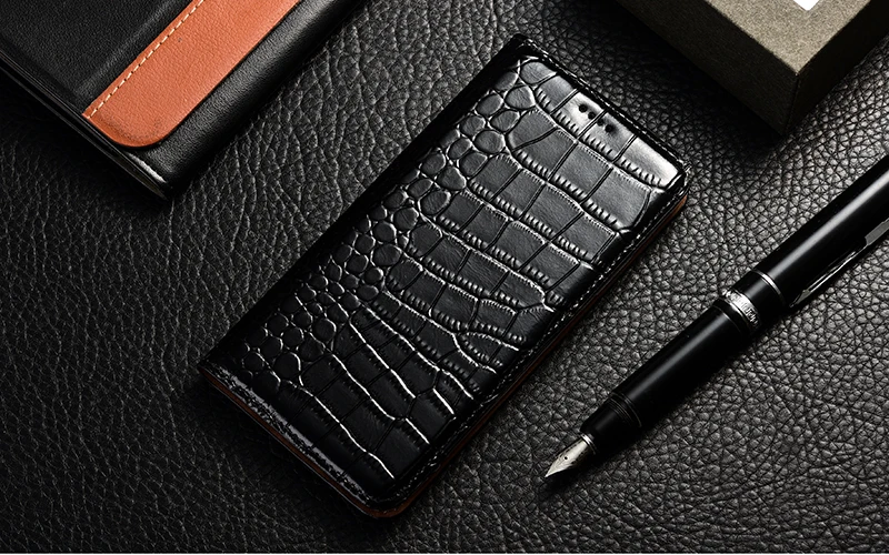 Флип-чехол из натуральной кожи с крокодиловым принтом Для Doogee Mix Lite 2 BL5000 BL7000 BL12000 Pro Y6 T6 Shoot 1 2 Чехол кожаный чехол s