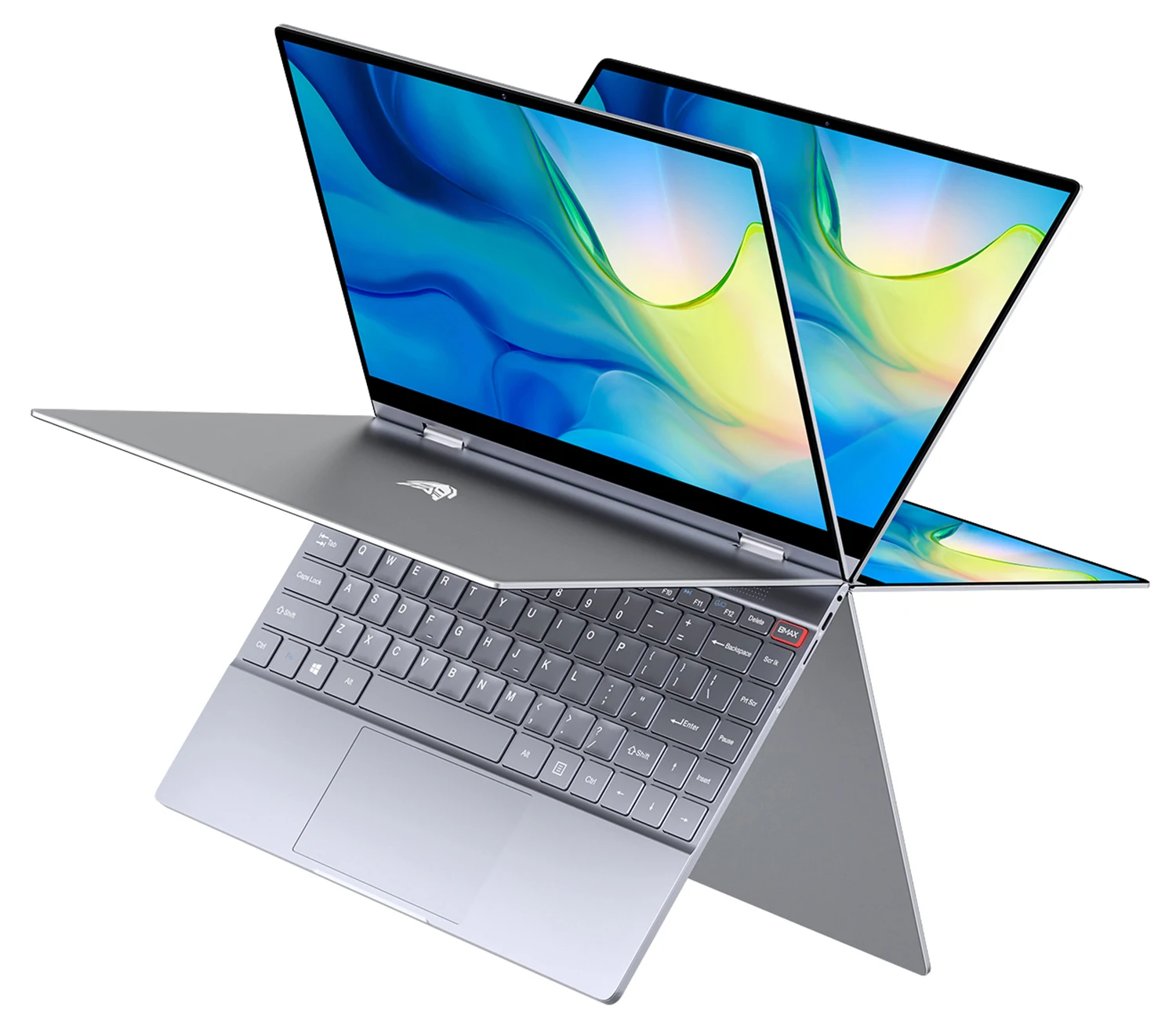 BMAX 360 ° Ноутбук 13,3 дюймов Y13 ноутбук Windows 10 8 ГБ ОЗУ 256 ГБ M.2 SATA 2280 SSD 1920*1080 ips Двойная Wifi камера Bluetooth 5,0